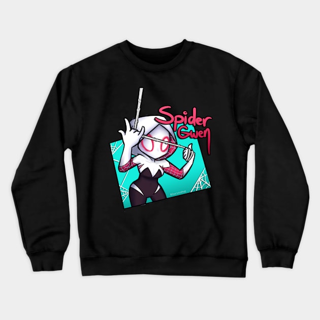 SpiderGwen Crewneck Sweatshirt by Gurinn